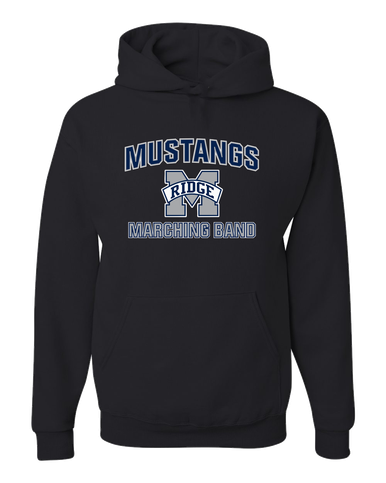 Marriotts Ridge Mustangs Marching Band Men's Premium Hoodie