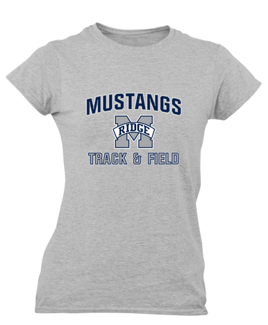 Marriotts Ridge Mustangs Track & Field Women's Premium SS T-Shirt