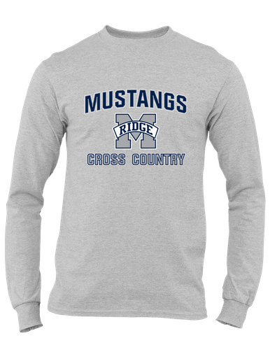 Marriotts Ridge Mustangs Cross Country Men's LS T-Shirt