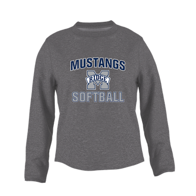 Marriotts Ridge Mustangs Softball #1 Women's Sweatshirt