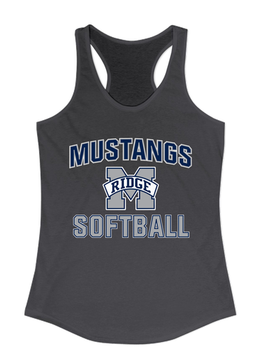 Marriotts Ridge Mustangs Softball #1 Women's Tank Top