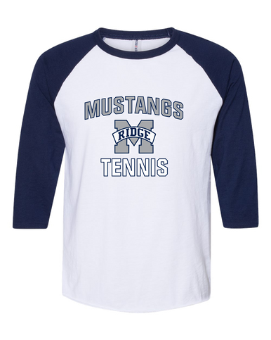 Marriotts Ridge Mustangs Tennis Men's Baseball T-Shirt