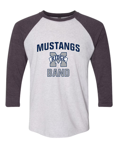 Marriotts Ridge Mustangs Band # 1 Men's Baseball T-Shirt