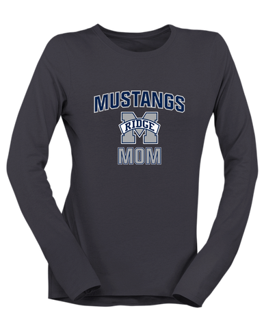 Marriotts Ridge Mustangs Mom Women's LS T-Shirt