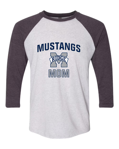 Marriotts Ridge Mustangs Mom Women's Baseball T-Shirt