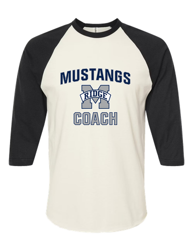 Marriotts Ridge Mustangs Coach Women's Baseball T-Shirt