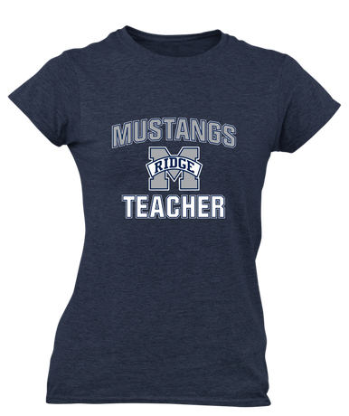 Marriotts Ridge Mustangs Teacher Women's SS T-Shirt