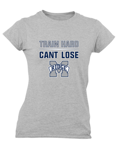 Marriotts Ridge Mustangs Train Hard, Can't Lose Women's Premium SS T-Shirt