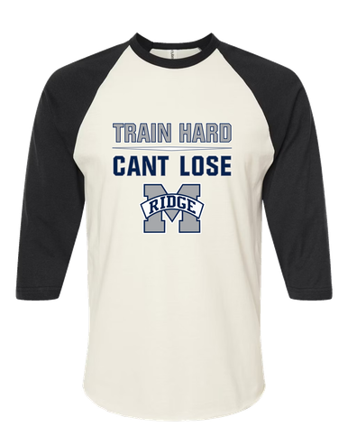 Marriotts Ridge Mustangs Train Hard, Can't Lose Men's Baseball T-Shirt