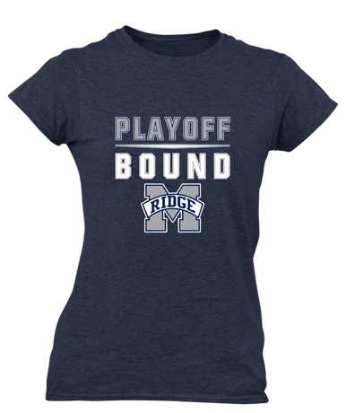 Marriotts Ridge Mustangs Playoff Bound Women's SS T-Shirt
