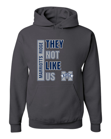 Marriotts Ridge Mustangs They Not Like Us #1 Men's Premium Hoodie