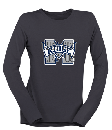Marriotts Ridge Mustangs They Not Like Us #2 Women's Premium LS T-Shirt