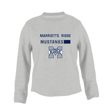 Marriotts Ridge Mustangs Mascot #7 Women's Sweatshirt