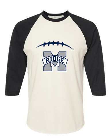 Marriotts Ridge Mustangs Football #2 Women's Baseball T-Shirt