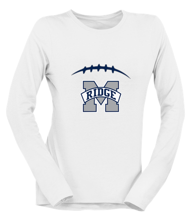 Marriotts Ridge Mustangs Football #2 Women's Premium LS T-Shirt