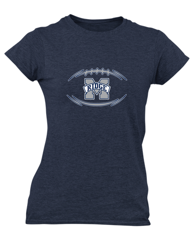 Marriotts Ridge Mustangs Football #3 Women's SS T-Shirt