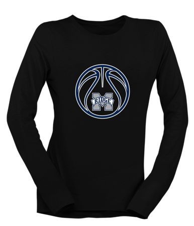 Marriotts Ridge Mustangs Basketball #2 Women's LS T-Shirt