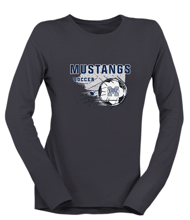 Marriotts Ridge Mustangs Soccer #2 Women's Premium LS T-Shirt
