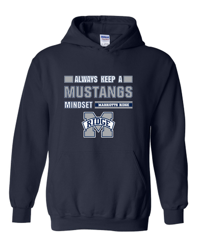 Marriotts Ridge Mustangs Mindset Men's Hoodie