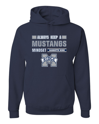Marriotts Ridge Mustangs Mindset Men's Premium Hoodie
