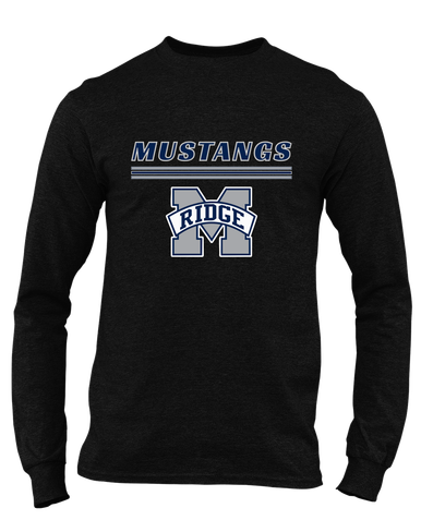 Marriotts Ridge Mustangs Mascot #8 Men's LS T-Shirt