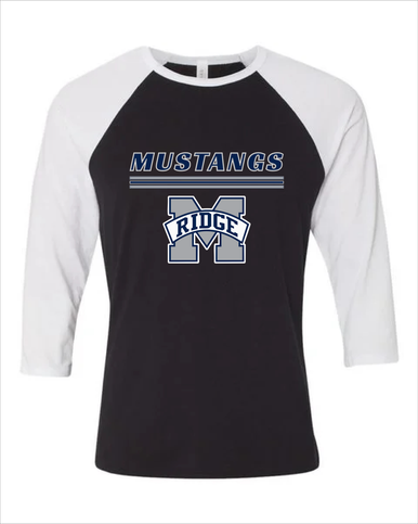 Marriotts Ridge Mustangs Mascot #8 Men's Baseball T-Shirt