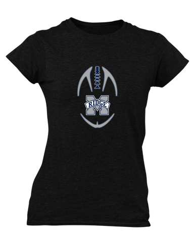 Marriotts Ridge Mustangs Football #4 Women's Premium SS T-Shirt