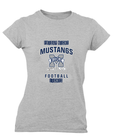 Marriotts Ridge Mustangs Football #6 Women's SS T-Shirt
