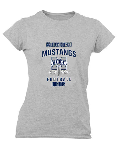 Marriotts Ridge Mustangs Football #6 Women's Premium SS T-Shirt