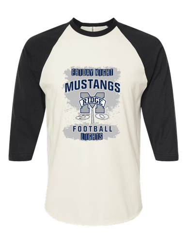 Marriotts Ridge Mustangs Football #6 Men's Baseball T-Shirt
