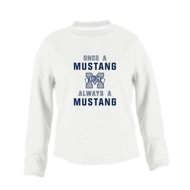 Marriotts Ridge Mustangs Once A Women's Sweatshirt