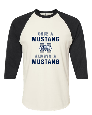 Marriotts Ridge Mustangs Once A Women's Baseball T-Shirt
