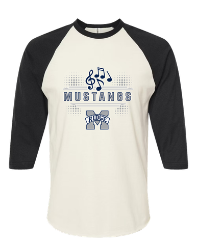 Marriotts Ridge Mustangs Band # 3 Women's Baseball T-Shirt