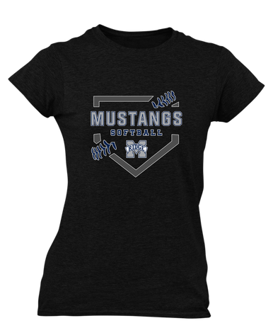 Marriotts Ridge Mustangs Softball #2 Women's SS T-Shirt