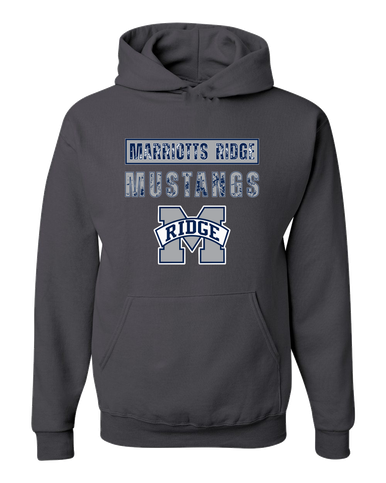 Marriotts Ridge Mustangs Mascot #9 Men's Premium Hoodie