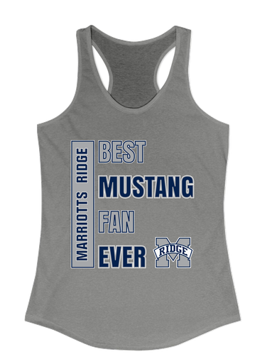Marriotts Ridge Mustangs Best Mustang Fan Women's Tank Top