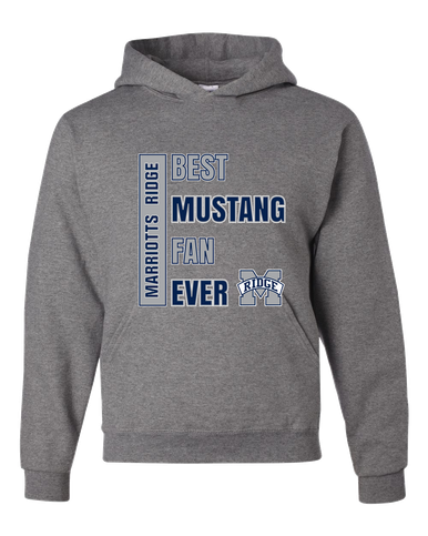 Marriotts Ridge Mustangs Best Mustang Fan Men's Premium Hoodie