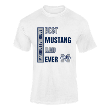 Marriotts Ridge Mustangs Best Mustang Dad Men's Premium SS T-Shirt