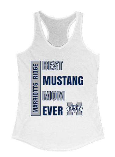 Marriotts Ridge Mustangs Best Mustang Mom Women's Tank Top