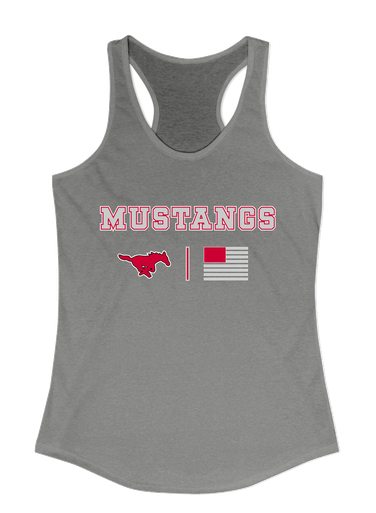 North Shore Mustangs Team Colors Flag Women's Tank Top