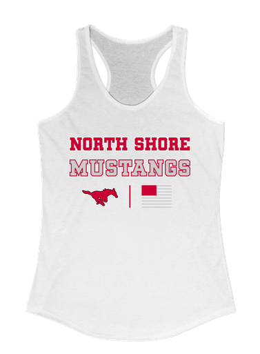 North Shore Mustangs Spirit Flag Women's Tank Top