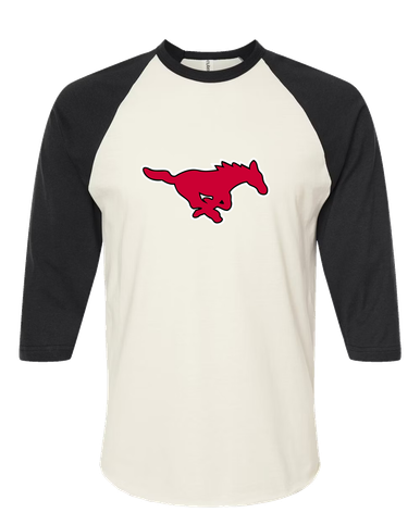 North Shore Mustangs Mascot #1 Men's Baseball T-Shirt
