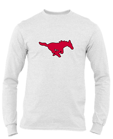 North Shore Mustangs Mascot #1 Men's LS T-Shirt