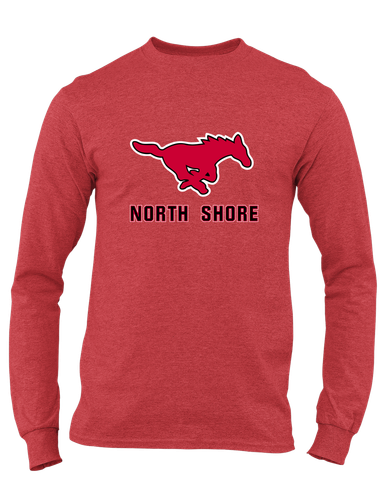 North Shore Mustangs Mascot #2 Men's Premium LS T-Shirt
