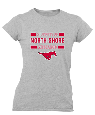 North Shore Mustangs Property Of Women's SS T-Shirt