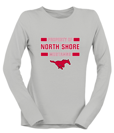 North Shore Mustangs Property Of Women's Premium LS T-Shirt