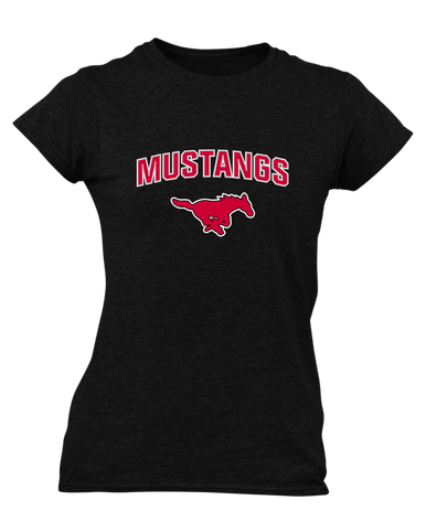North Shore Mustangs Mascot #6 Women's SS T-Shirt