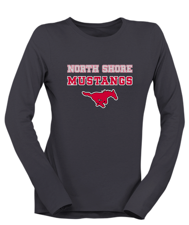 North Shore Mustangs Spirit Women's LS T-Shirt