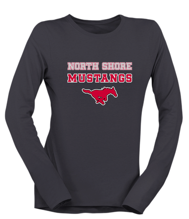 North Shore Mustangs Spirit Women's Premium LS T-Shirt