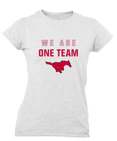 North Shore Mustangs We Are One Team Women's Premium SS T-Shirt